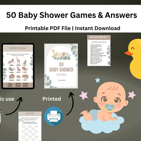 Baby Shower Games & Answers
