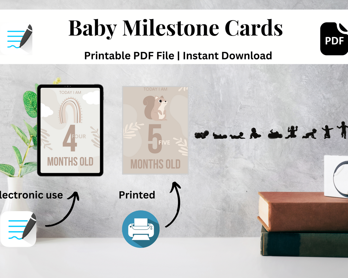 Baby Milestone Cards
