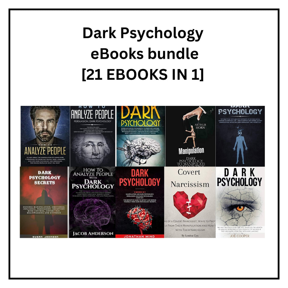 Dark Psychology eBooks bundle