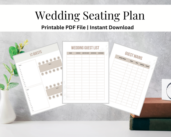 Wedding seating plan