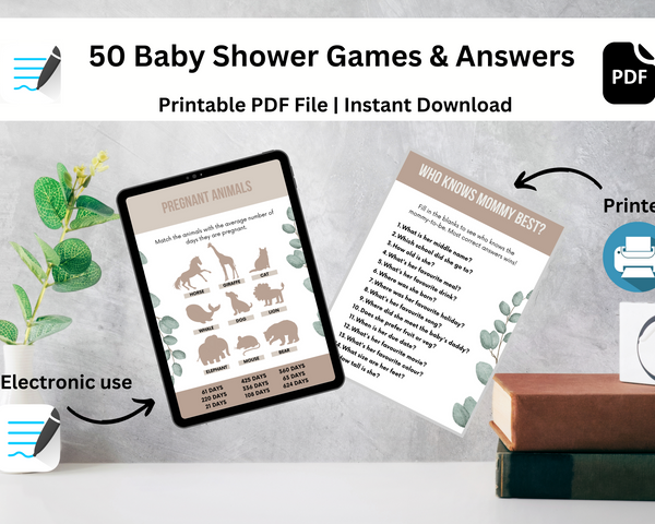 Baby Shower Games & Answers