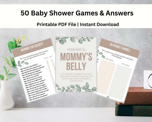 Baby Shower Games & Answers