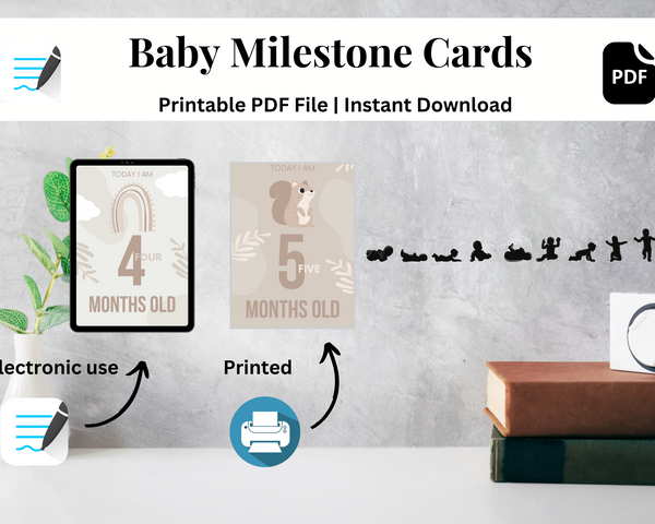 Baby Milestone Cards