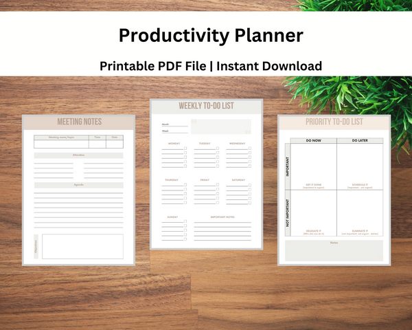 Productivity Planner