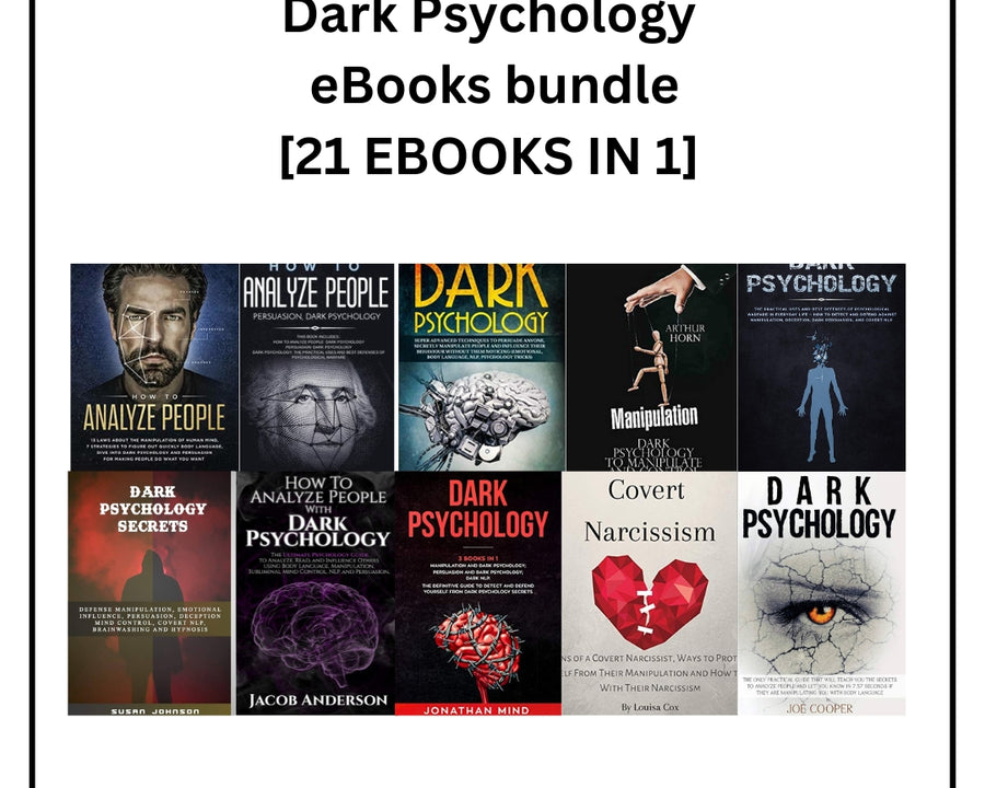 Dark Psychology eBooks bundle